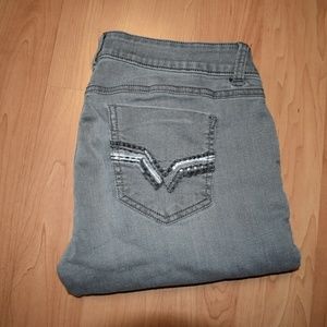 Stretch gray jeans
